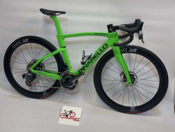 Pinarello Dogma F,Flo Green Ineos,Sram Red Etap Axs,Pm Crank,Talon,Dt SWISS.